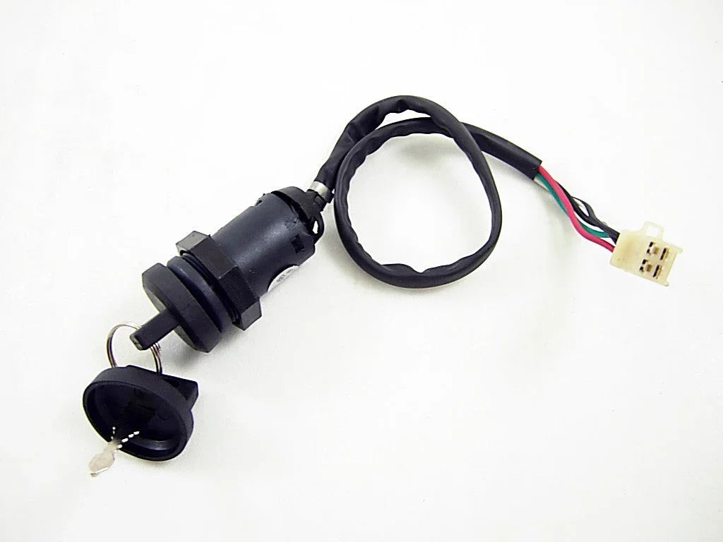 4-wire key switch ignition with female plug for dirt bike, ATV, go-kart, motorcycle