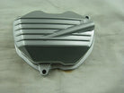 Dirt bike cylinder head cover for CG150, CG200, CG250 models, black metal part for motorcycle engine protection.