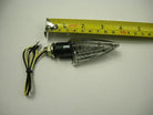 Mini Universal Motorcycle LED Stalk Turn Signals Blinker Lights Clear/Black - ChinesePartsPro