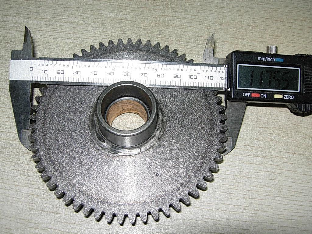 Overrun Starter Drive Clutch Assembly for CG200-250cc dirt bike parts, showcasing the assembly's detailed design and components.