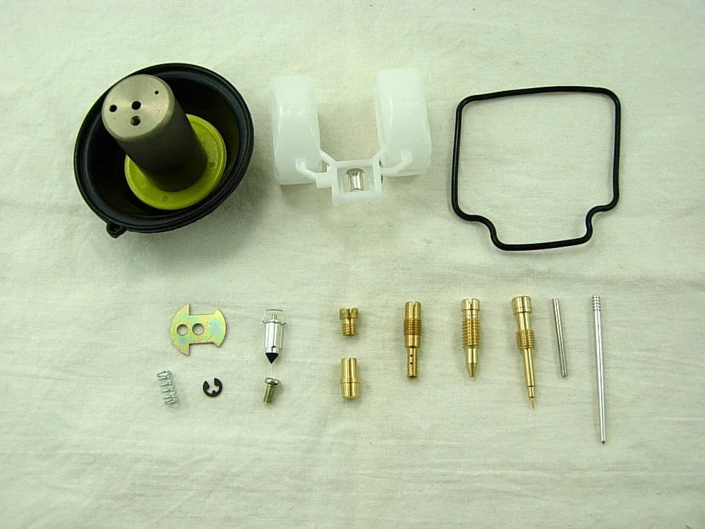 24mm Carburetor Repair Kit for GY6 125cc dirt bike, includes essential parts for engine tuning and maintenance.