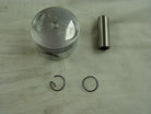 Dirt bike piston for 125cc engine, vendor-unknown brand, showing the metal piston component for motorcycle engine repair.