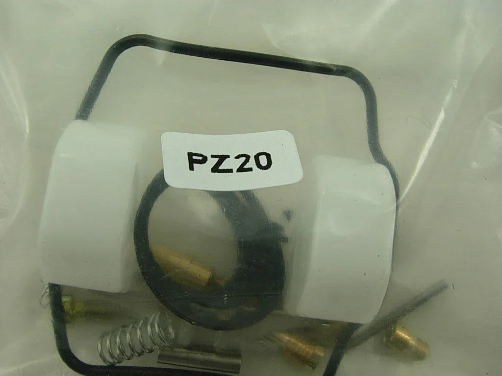 20mm carburetor repair kit for 90cc dirt bikes, compatible with PZ20 models, used for engine maintenance and repair.