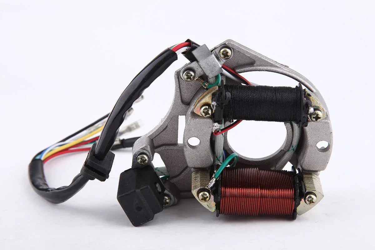 Stator E22 for 50cc, 70cc, 90cc, 110cc dirt bike engines, vendor-unknown dirt bike parts, engine component replacement