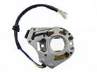 Stator E22 for 50cc, 70cc, 90cc, 110cc dirt bike engine, black electrical part for dirt bike engine repair.