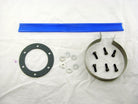 100mm muffler clamp from parts categories, showing metal clamp with screw mechanism for securing exhaust components.