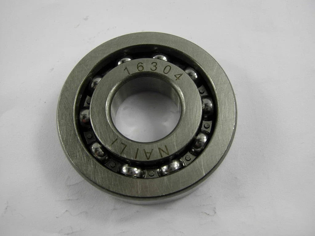 16304 ball bearing for motorcycle, ATV, go-kart, and scooter parts on white background