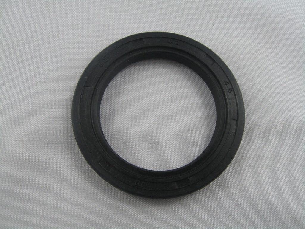 Oil seal for GY6 125cc engines, measuring 30x42x4.5 mm, used in small engine parts and mechanical seals.