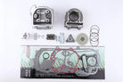 39mm bore engine kit for GY6 50cc scooter, includes engine parts and components, compatible with small engine repairs