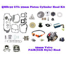 39mm QMB139 engine kit with head and 69mm EGR pair, compatible engine parts for vehicle repair and maintenance.