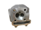 57mm 150cc GY6 engine cylinder head without valve, non-EGR, shown in a close-up view of the engine part.
