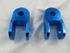 Absorber heighten connection part for GY6 50cc and 150cc scooters, shown in black metal with mounting points.