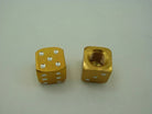 Alloy Valve Caps For Pocker Player Golden M8 screw bolt nut - ChinesePartsPro