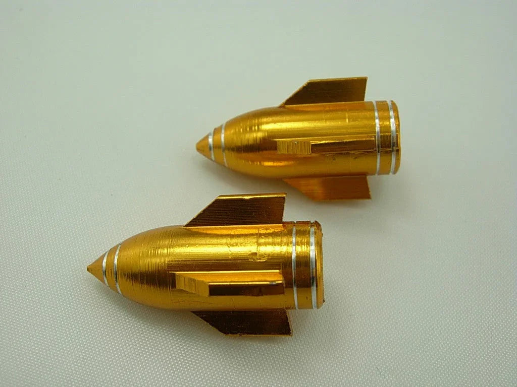 Alloy Valve Caps Golden M8 screw bolt nut - ChinesePartsPro