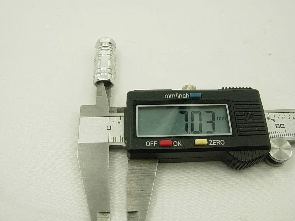 Alloy Valve Caps Silver M8 screw bolt nut - ChinesePartsPro