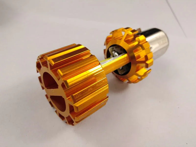 BA20D LED  Motorcycle Bike Hi/Lo Headlight Lamp Bulb DC 10-80V 6500K 1000LM