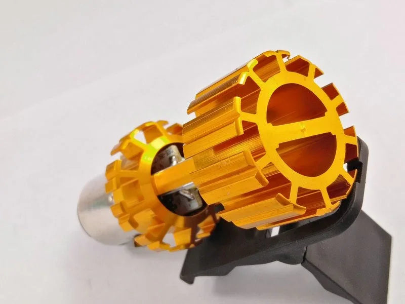 BA20D LED  Motorcycle Bike Hi/Lo Headlight Lamp Bulb DC 10-80V 6500K 1000LM