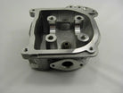 EGR style cylinder head for GY6 50cc and 60cc engines, compatible motorcycle engine parts, showing the metal cylinder head.