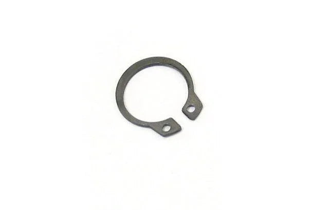 Final drive shaft clip for GY6 50cc scooter, essential part for engine transmission, shown in a close-up image.