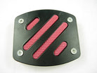 Footpeg rest pedal cover for motorcycles, featuring durable material and ergonomic design for enhanced rider comfort.