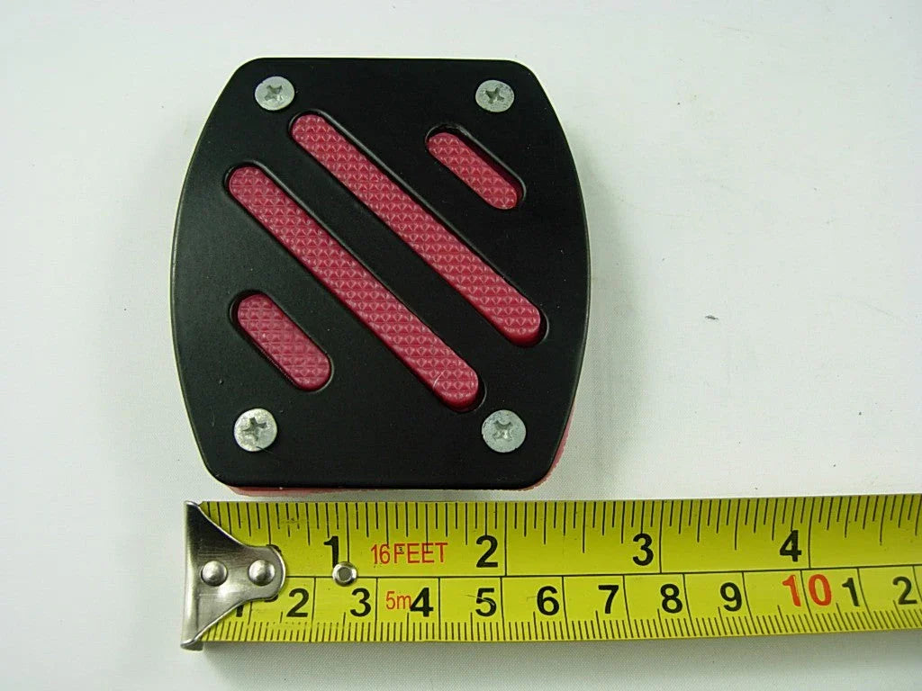 Motorcycle footpeg rest pedal cover in black, designed for enhanced grip and comfort during rides.