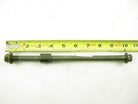 Front wheel axle for GY6 125CC scooter, durable metal part designed for reliable wheel attachment and smooth ride performance.
