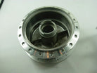 Front wheel hub for A100 engine motorcycle, showing the metal component with mounting holes and central axle hole.
