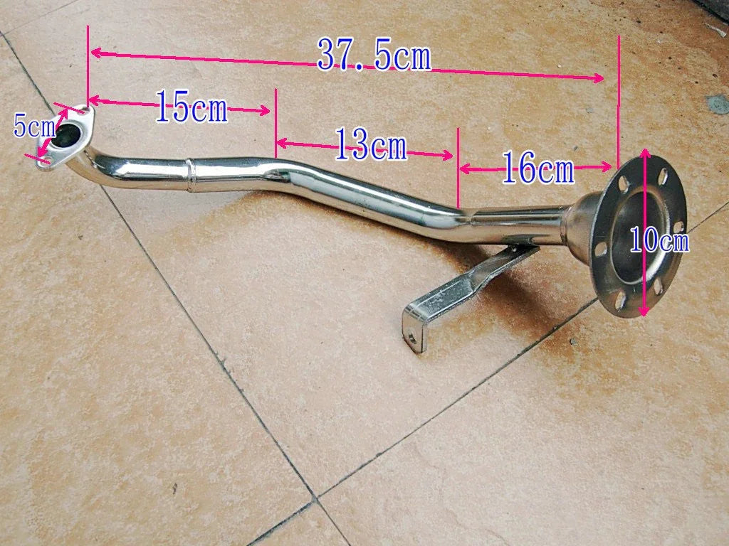 GY6 125-150CC Muffle Exhaust Turbing Pipe -L - ChinesePartsPro