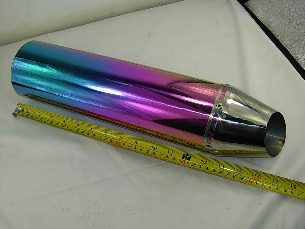 GY6 50cc Stainless performance exhaust muffle system - ChinesePartsPro