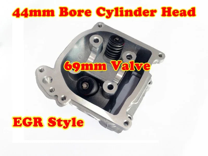 GY6 60cc 44mm Bore EGR cylinder head with 69mm valve