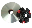 High performance variator drive pulley with 13g roller weights, showcasing durable construction and precise engineering details.