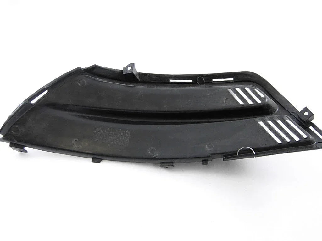Right side lower center vent panel for GY6 125cc scooter, replacement part in black plastic.