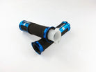 Motorcycle  7/8'' 22MM handle bar Motorbike handlebar grips For 22mm handlebar (Bule)