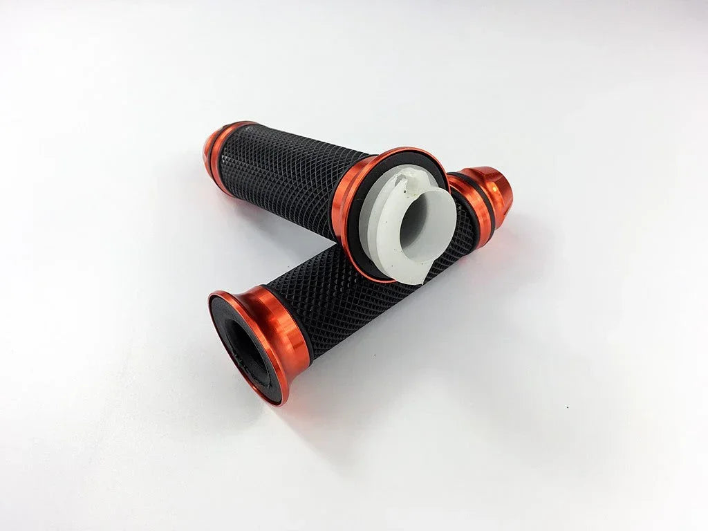 Motorcycle  7/8'' 22MM handle bar Motorbike handlebar grips For 22mm handlebar (Red)