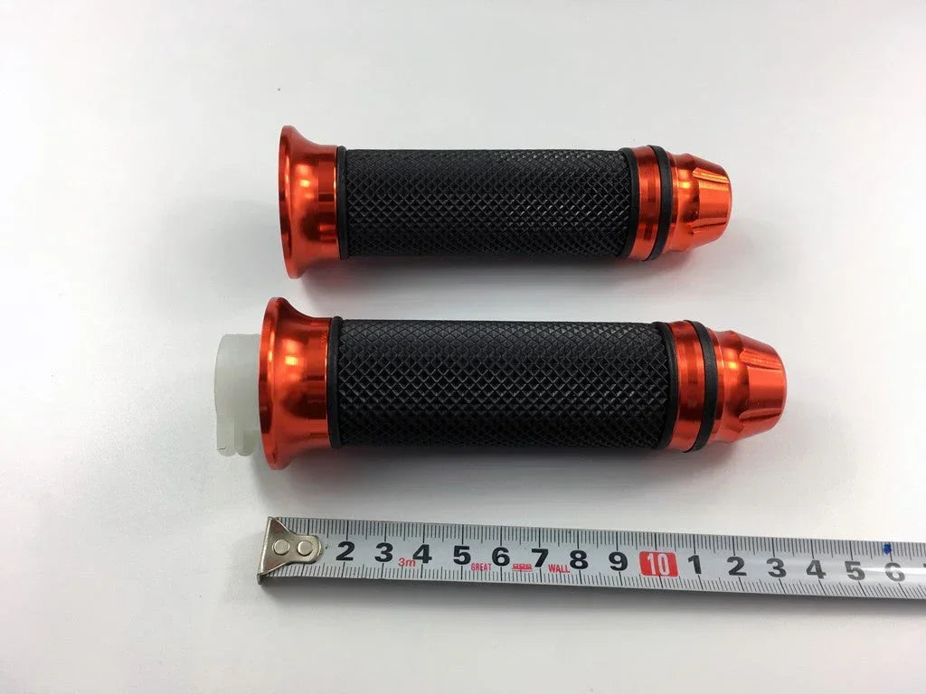 Motorcycle  7/8'' 22MM handle bar Motorbike handlebar grips For 22mm handlebar (Red)