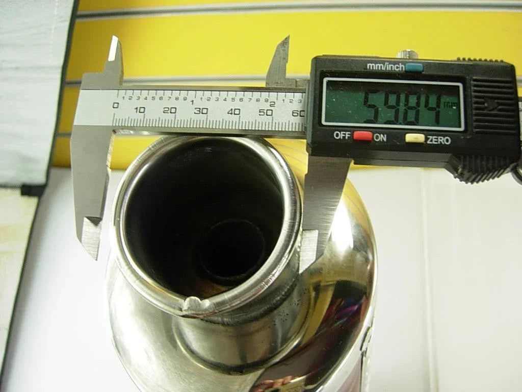 Metallic blue performance muffler exhaust for GY6 50cc to 250cc scooters, compatible with various engine sizes, by unknown brand.