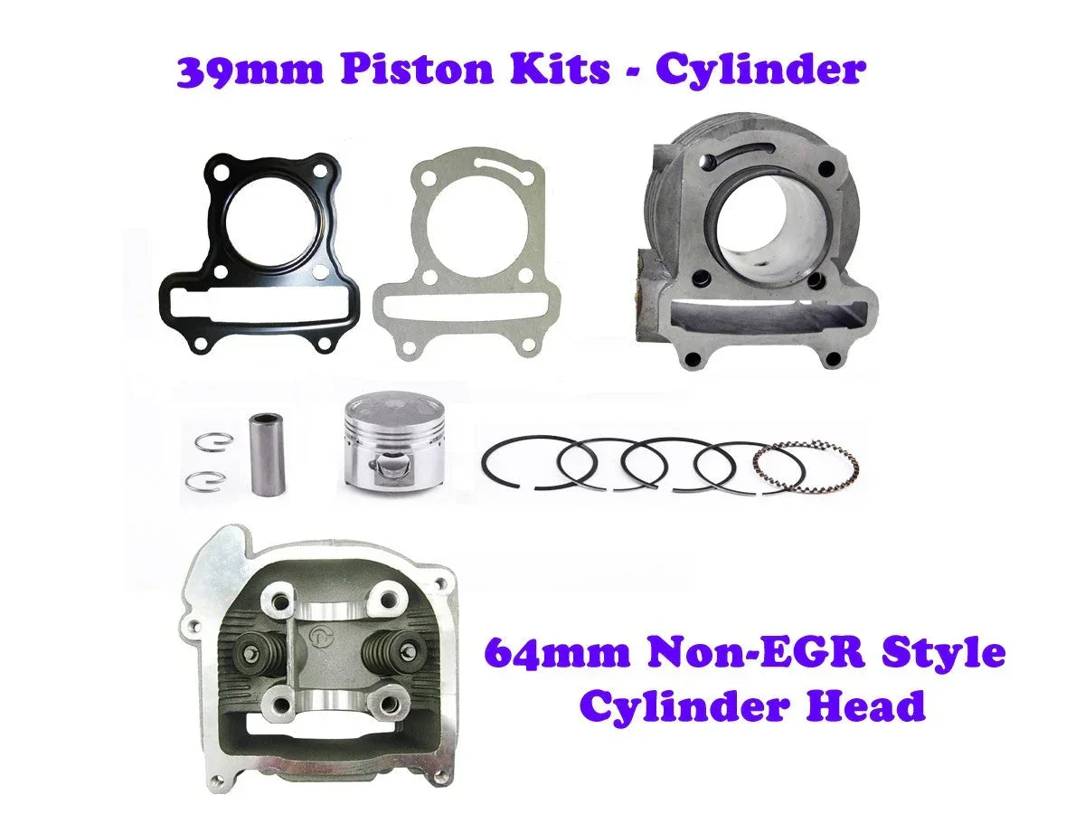 QMB139 39MM Cylinder Engine Kit with 64mm Non-EGR Head