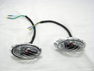 Signal light assembly set for GY6 50cc scooter, including front and rear signal lights, compatible with various GY6 models.