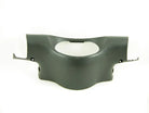 Black speedometer housing for GY6 50cc scooters, compatible with various parts, designed for smooth instrument panel fit.