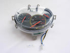 Speedometer MC-07-150-3 assembly for GY6 50cc and 150cc scooters, showing the gauge and mounting components.