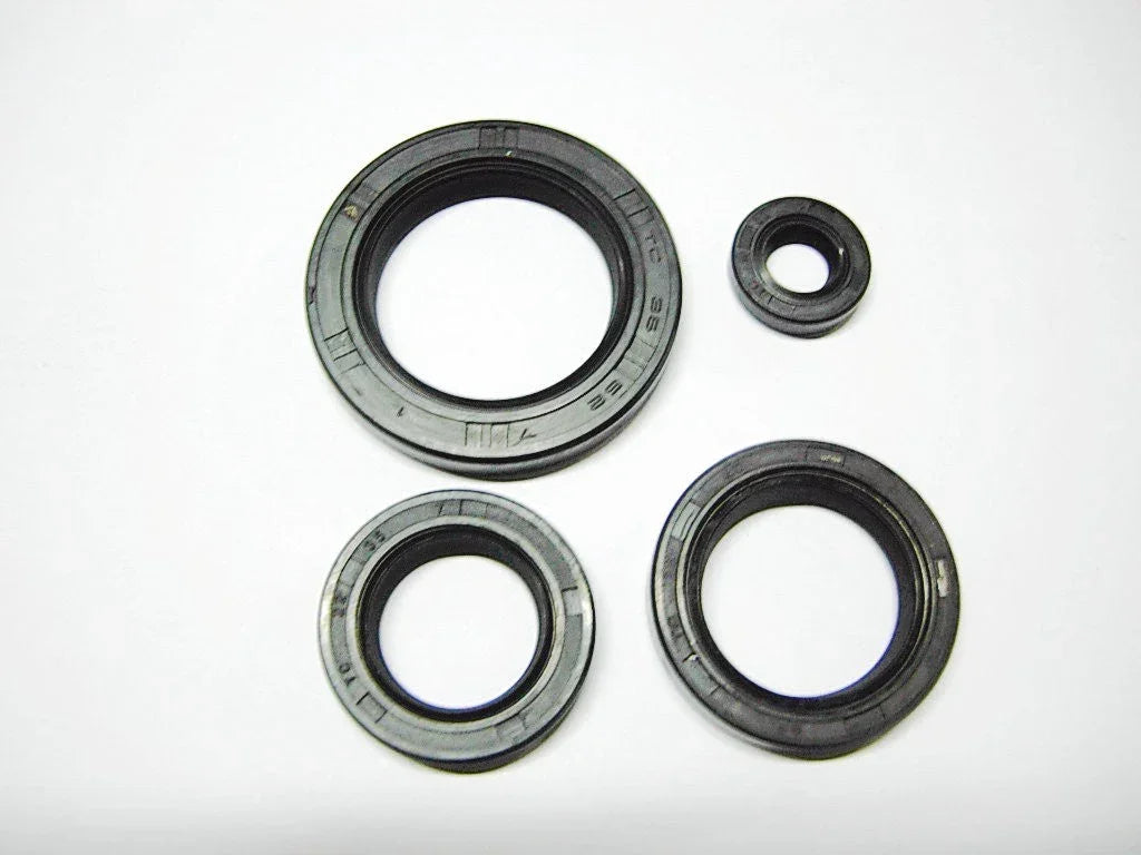 250cc engine seal kit for CF250 motorcycle, includes various seals and gaskets for engine maintenance and repair.