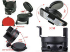 Universal 360-degree rotating car mount windshield holder for smartphones, adjustable and easy to install in vehicles.