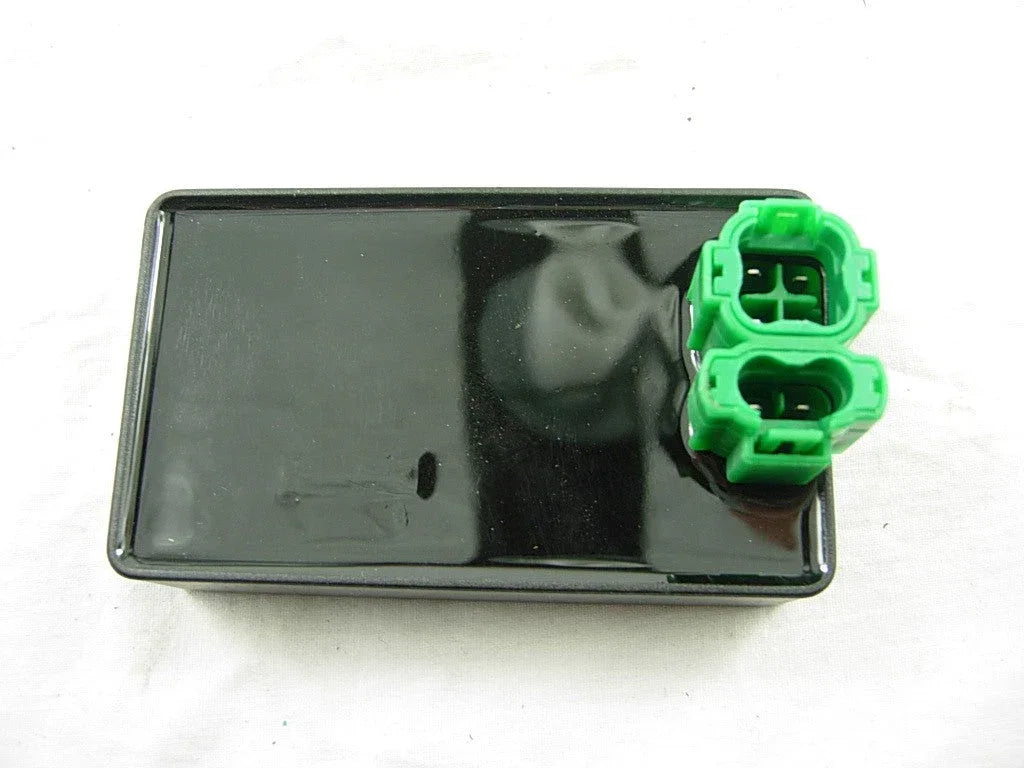 Chinese motorcycle AF35 CDI unit box, universal accessories for motorbikes, shown in a close-up image.