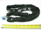 Flexible wheel chain lock for bikes, universal accessories designed for secure locking and bike security.
